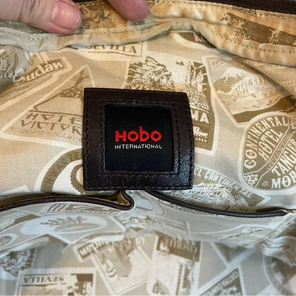 HOBO International Nylon & Leather‎ Brown Laptop Bag